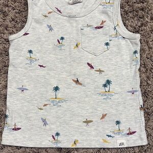 Kids Surf Print Tank Top